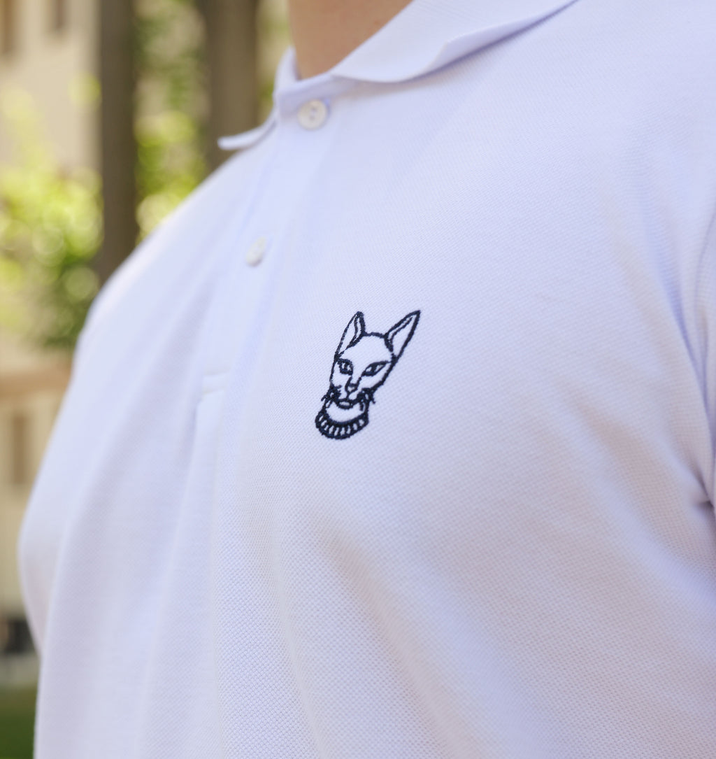 Erkek Slim Fit Beyaz Polo Tişört – %100 Pamuk, Şık ve Rahat
