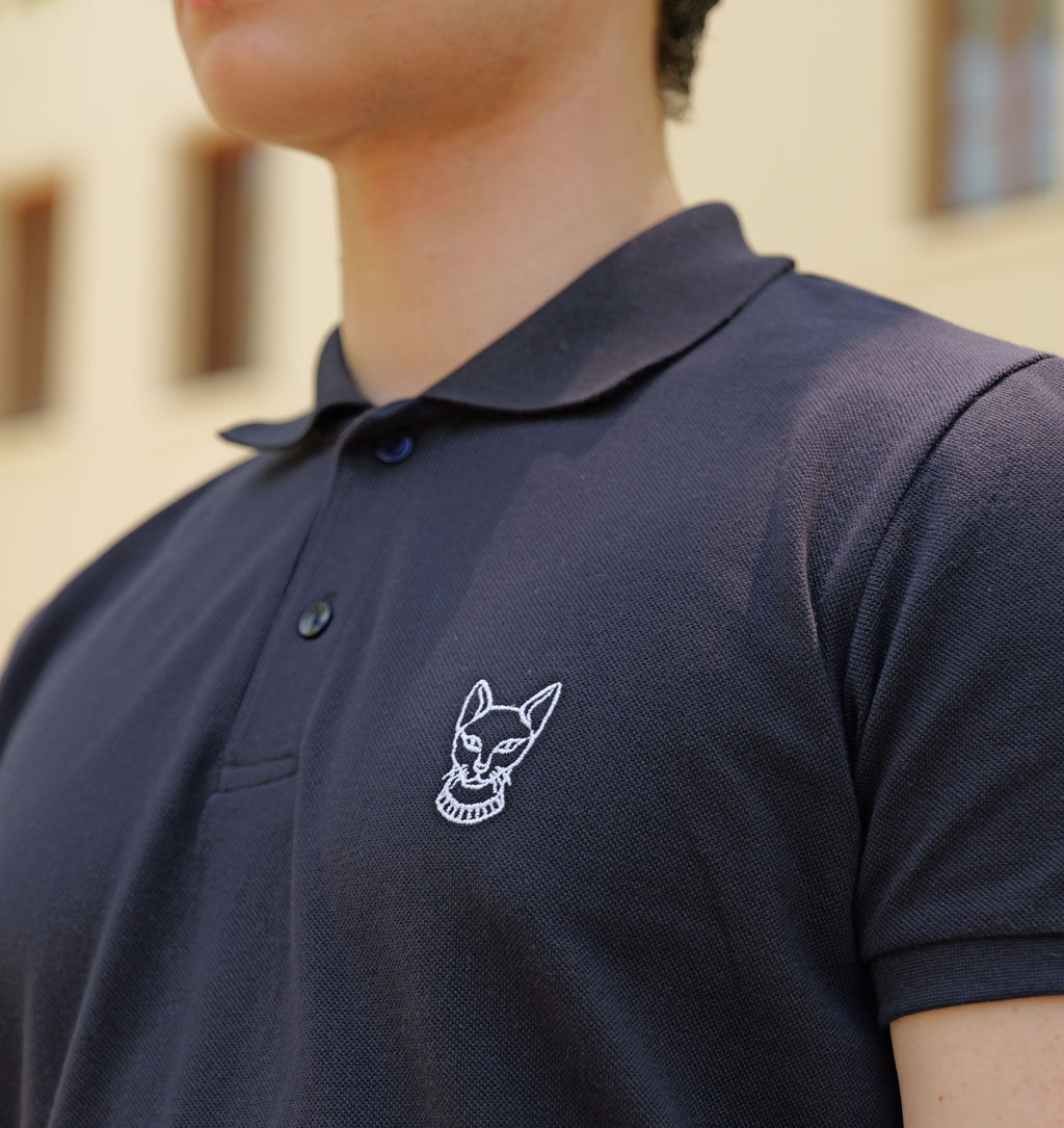 Erkek Slim Fit Lacivert Polo Tişört – %100 Pamuk, Şık ve Rahat